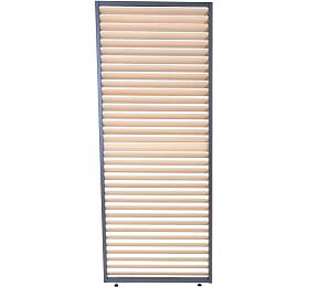PANEL ZASTNN WOOD, SKLPC LAMELY, HORIZONTLN 1,3 m pro bioklimatickou pergolu Rojaplast