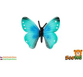 Motl tropick Morpho Helena zooted plast 7cm v sku