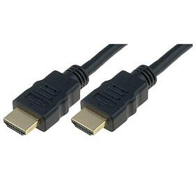 Digitus Pipojovac kabel HDMI High Speed, typ A M/M, 5,0 m, Full HD 60p, zlat, bl (AK-330107-050-S)