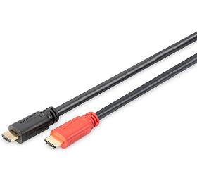 Digitus propojovac kabel s Aktivnm zeslenm HDMI High Speed Ethernet Ultra HD 24p, 10M (AK-330118-100-S)