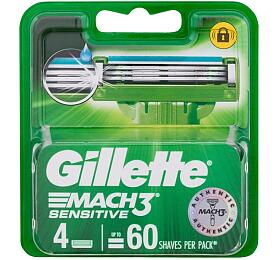 Náhradní břit Gillette Mach3 Sensitive, 4 ml