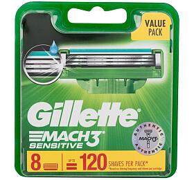 Náhradní břit Gillette Mach3 Sensitive, 8 ml
