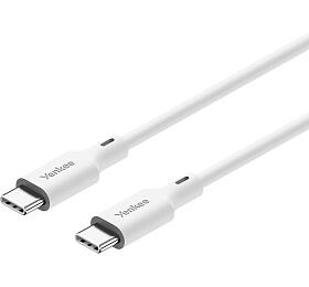 USB-C kabel Yenkee YCU SE C125 WH