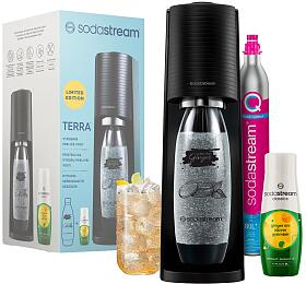 SET Vrobnk sody SodaStream TERRA Black Ginger Ale Mpack