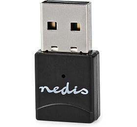 NEDIS Wi-Fi dongle/ AC600/ 2.4/5 GHz (Dual Band)/ USB 2.0/ celkov rychlost 600 Mbps/ OS verze: Windows 8/10/11/ ern (WSNWM610BK)