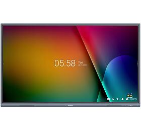 ViewSonic Flat Touch Display IFP8633-G/ 86&quot;/ UHD/ 450nits, 5000:1, 8G RAM / 128GB / HDMI / VGA / USB-C /RJ45 x2, RS232 x1, Grey