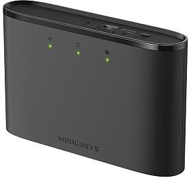 TP-Link Mercusys MT110 mobiln LTE Modem s WiFi routerem, 1x slot SIM, 150Mbps na 2,4GHz, baterie 2200mAh