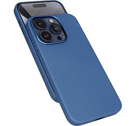 Epico Leather Pro Mag+ Case iPhone 16 Pro - modrá