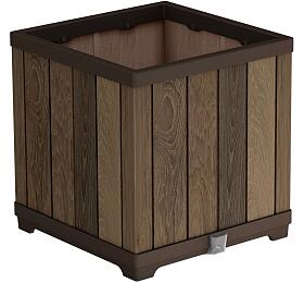 Květináč Keter Deco Square walnut