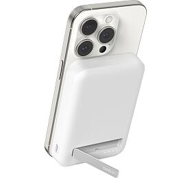 Belkin BOOST CHARGE Qi2 Magnetick Bezdrtov PowerBanka se stojnkem, 8000mAh, 15W, bl (BPD007btWH)