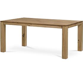 Stl jdeln 180x90 cm, masiv dub, povrchov prava olejem, nohy 8x8 cm Autronic (DS-F180 DUB)