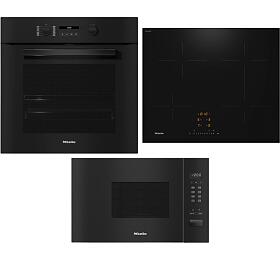 SET Trouba Miele H 2861-1 BP 125 Edition + Indukn deska Miele KM 7363 FL + Mikrovlnn trouba Miele M 2230 SC