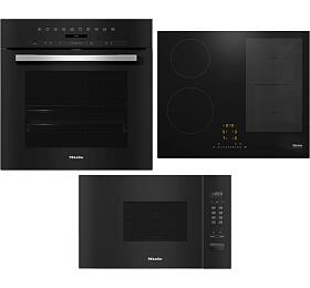 SET Konvektomat Miele DGC 7151 + Indukn deska Miele KM 7466 FL 125 Edition + Mikrovlnn trouba Miele M 2230 SC