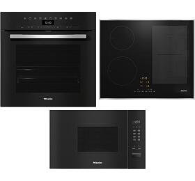 SET Konvektomat Miele DGC 7351 + Indukn deska Miele KM 7466 FR 125 Edition + Mikrovlnn trouba Miele M 2230 SC