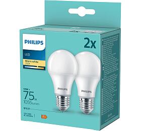 Žárovka Philips LED 75W A60 E27 2700K 2pack