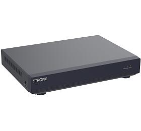STRONG NVR rekordr NVR1120-8P/ pro 8 kamer/ 8x PoE/ rozlien 8Mpix/ HDMI/ VGA/ USB/ LAN/ SATA a 8TB HDD