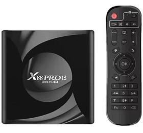 Multimediln centrum X88 Pro Android TV box 4K STU