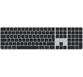Apple Magic Keyboard Numeric Touch ID/Bezdrátová Bluetooth/CZ layout/Černá (MXK83CZ/A)