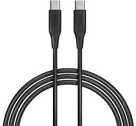 Kabel Allity AUC-02 USB-C/USB-C 2m 100W černý