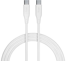 Kabel Allity AUC-02 USB-C/USB-C 2m 60W bílý