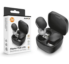 Bluetooth sluchátka Aligator Pods LITE, černá