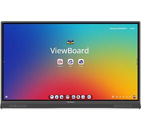 Viewsonic IFP8653 Interaktivn displej 86&quot; 4K UHD / TFT / 450cd / 8ms / 4xHDMI / VGA / DP / RS232 / OPS / 8xUSB / 4xUSB-C / 2xRJ45 / Repro / VESA