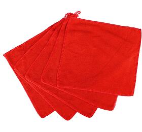 istc utrky z mikrovlkna na myt auta CAR DETAILING WASH TOWEL SET 5, 25x25cm 450g 5ks SIXTOL