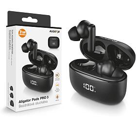 Bluetooth sluchátka Aligator Pods PRO 3, černá