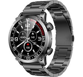 Chytr hodinky Armodd Silentwatch 7 Pro GPS ern s kovovm emnkem + silikonov emnek (9136)