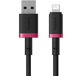 Kabel Baseus Dura USB/Lightning 2m 2.4A červeno černý