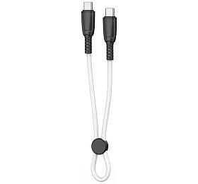 Nabjec kabel XO NB-Q248B USB-C/USB-C 0,25m PD 60W bl