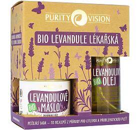 Purity Vision BIO Lavender peujc sada levandulov olej 100 ml + levandulov mslo 120 ml