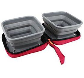 Skldac miska ZOLUX 2v1 BIVOUAK 2  700 ml, erven