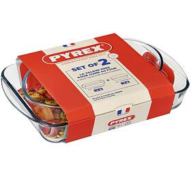 SADA PEKÁČŮ Pyrex 2KS, 2,7L+2,2L, SKLO