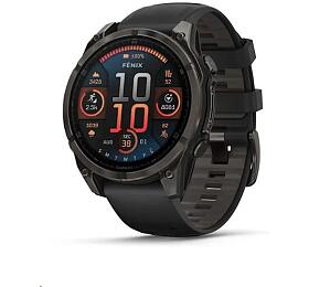 Chytr hodinky Garmin Fenix 8, 47 mm, AMOLED, Black/Gray