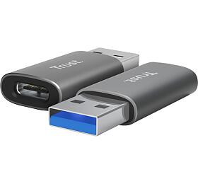 Trust CALYX USB-A to USB-C ADAPTER 2pack (25573)