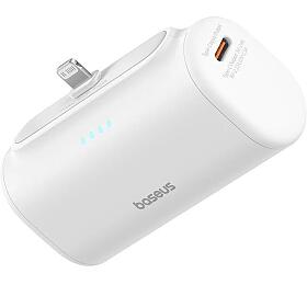 Powerbanka Baseus Compact 5000mAh, 20W, s konektorem Lightning bílá