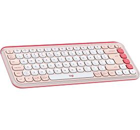 PC klávesnice Logitech Pop Icon Keys Rose US