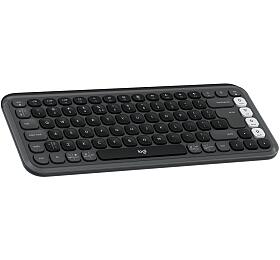 PC klávesnice Logitech Pop Icon Keys Graphite US