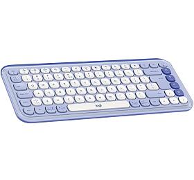 PC klvesnice Logitech POP ICON KEYS US Lilac