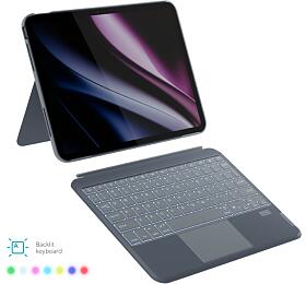 Epico Backlit Keyboard Case iPad Pro 11" (M4-M5) - CZ/šedá
