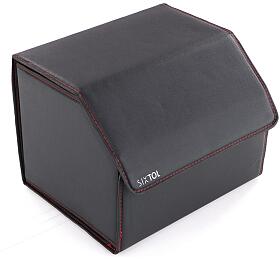 Organizr do kufru auta CAR COMPACT LEATHER M, 1 pihrdka, skldac, s vkem SIXTOL