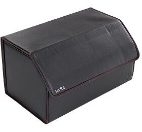 Organizr do kufru auta CAR COMPACT LEATHER L, 2 pihrdky, skldac, s vkem SIXTOL