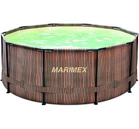 Bazn se skimmerem Marimex Florida 10340284 3,05 x 0,91 m, motiv TEAK