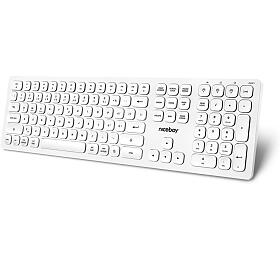 PC klávesnice Niceboy OFFICE K30 White