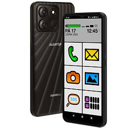 Mobiln telefon Aligator S6600 SENIOR 8GB/64GB, ern