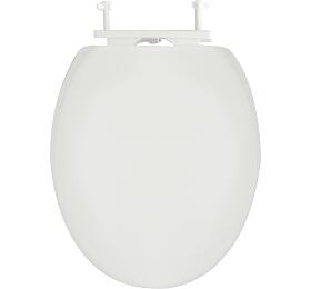 MSV WC prkénko EASY CLEAN, bílé, plast