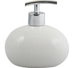 MSV dávkovač mýdla JAVA, bílý, keramika, 360 ml