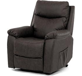 Keslo polohovac, eletrick, 3 motory, hnd ltka v dekoru brouen ke. Autronic (TV-5874 BR)