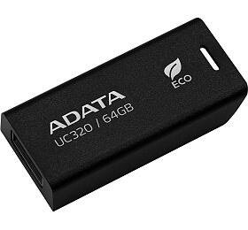 ADATA UC320/64GB/USB 3.2/USB-A/Černá (UC320-64G-RBK/BK)
